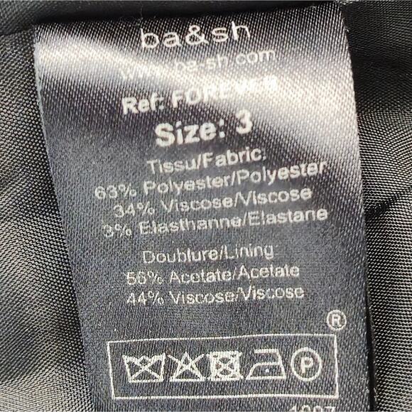 ba&sh Double Breasted Blazer Black Size 3 = Large - Picture 4 of 8